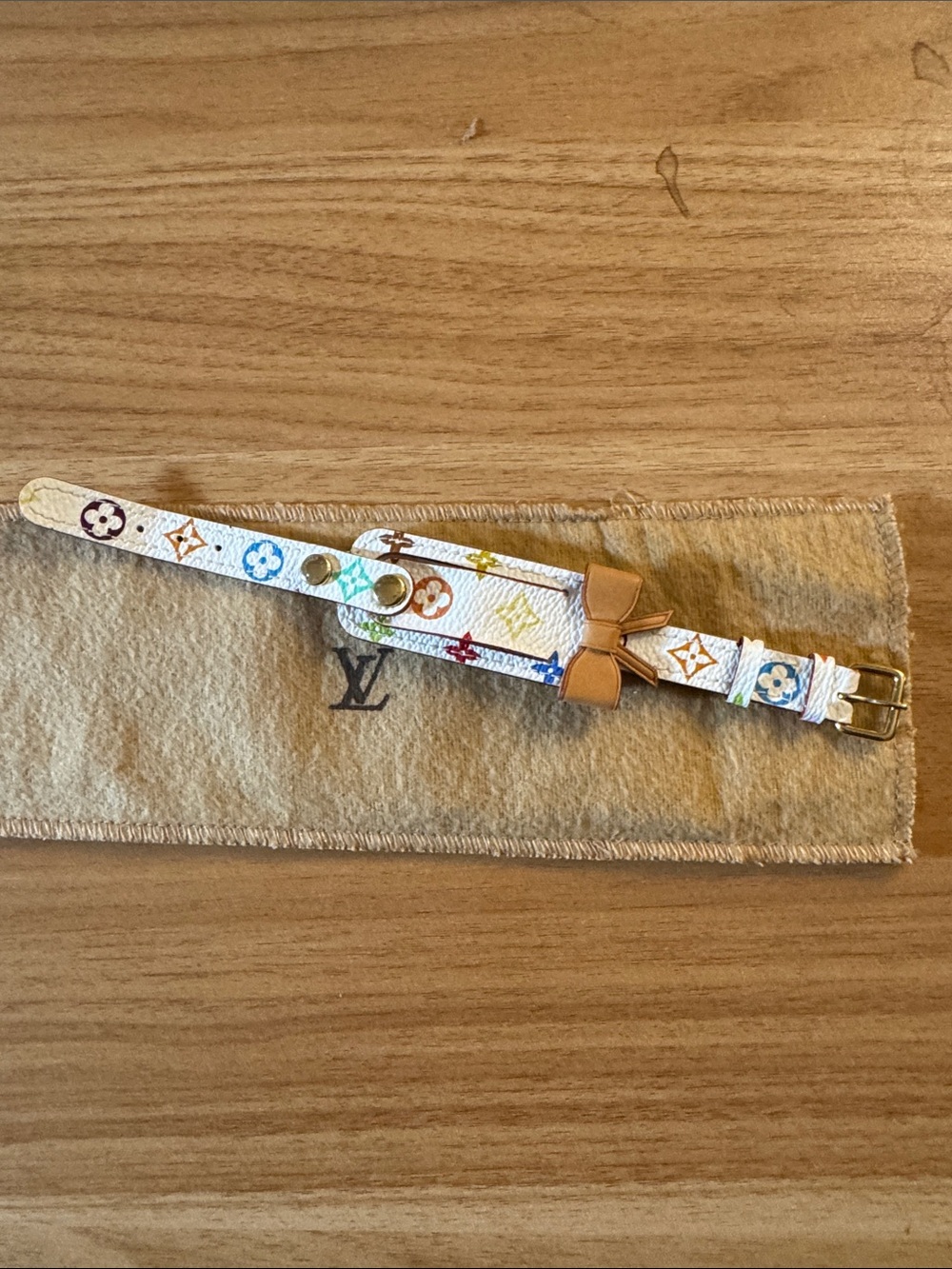 Louis Vuitton Monogram Bracelet Porte Adress Bracelet - Picture 1 of 8